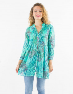 Tunique voile coton Tie Dye... 2