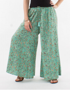 Pantalon large polyester... 2