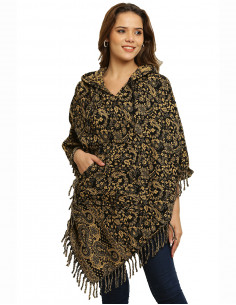 Poncho acrylique triangle... 2