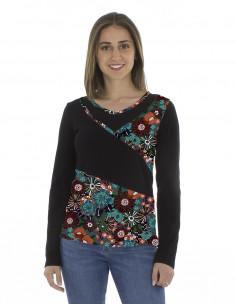 Tee shirt maille 95% coton...