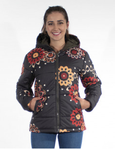 Anorak polyester doublé à...