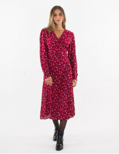 Robe longue crêpe de... 2