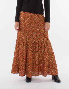 Jupe longue polyester...