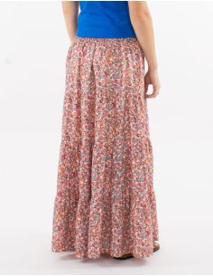 Jupe longue polyester imprimé Floral 2