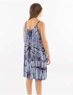 Robe courte viscose Tie and Dye 2