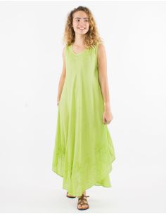 Robe longue umbrella crêpe de viscose
