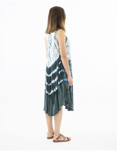 Robe umbrella crêpe de viscose sans manches 2