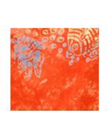 Sarong viscose motif mer avec franges