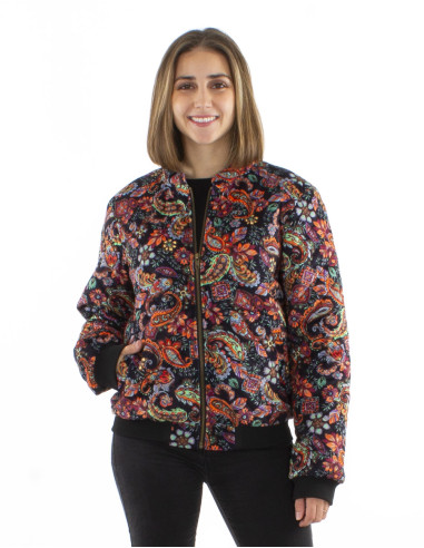 Veste maille polyester velours ras...