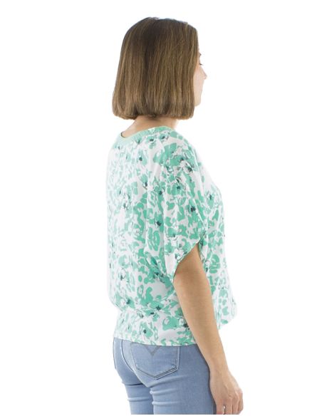 Chemisier Viscose Col V Galon Imprime Bali24