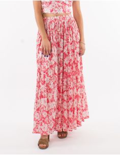 Jupe Voile Coton Froissee Imprime Bali24 2