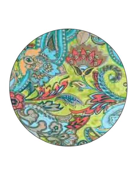 Pantalon Polyester Elastique Cheville Imprime Dore P08