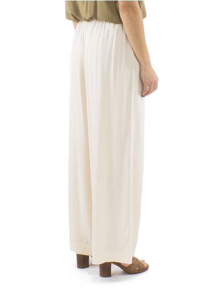 Pantalon Viscose Uni Large Droit