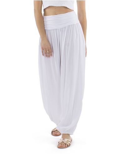 Sarouel Aladin Viscose Ceinture Jersey Viscose