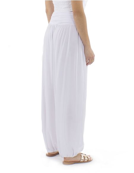 Sarouel Aladin Viscose Ceinture Jersey Viscose