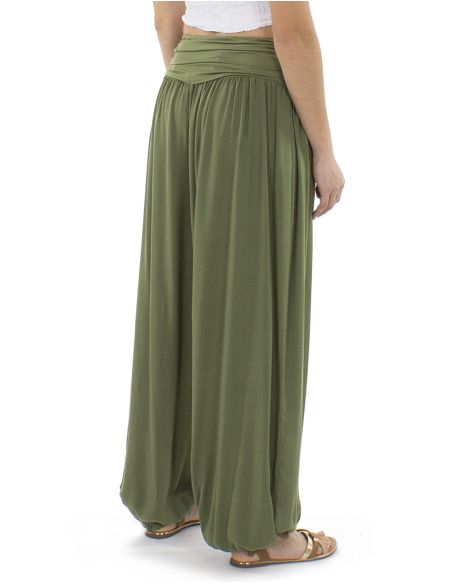 Sarouel Aladin Viscose Ceinture Jersey Viscose