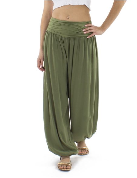 Sarouel Aladin Viscose Ceinture Jersey Viscose