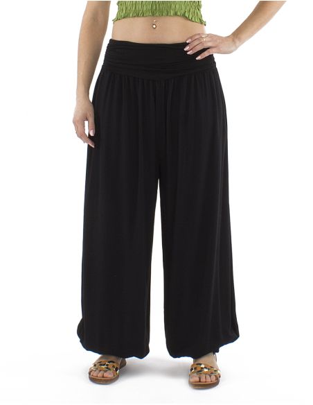 Sarouel Aladin Viscose Ceinture Jersey Viscose