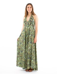 Robe Polyester Dos Nu Elastique Dos P03