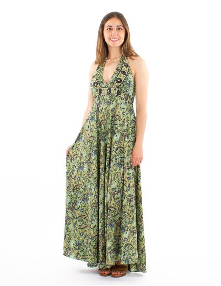 Robe Polyester Dos Nu Elastique Dos P03