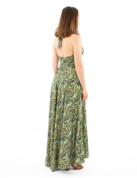 Robe Polyester Dos Nu Elastique Dos P03