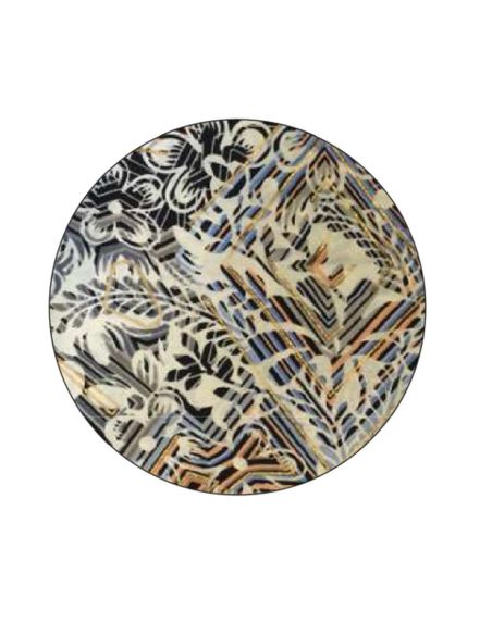 Robe Longue Polyester Cache Cœur Imprime Dore P01