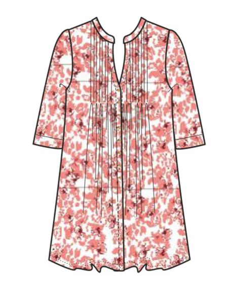 Tunique Viscose Plis Imprime Bali24