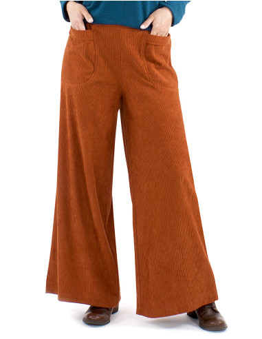 Pantalon velours polyester 1/2...