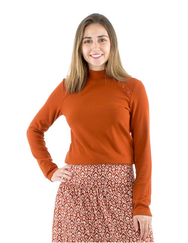 Pull léger maille 65% viscose 30%...