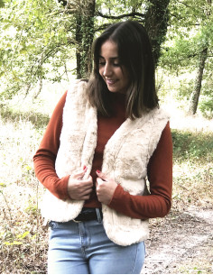 Gilet maille polyester...